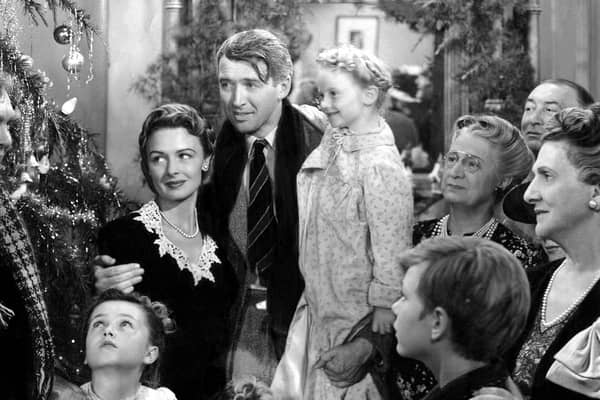 A scene from the Christmas classic film It's A Wonderful Life