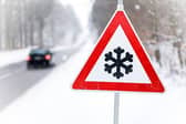 A yellow weather warning for snow is in place until 12pm tomorrow (January 9).