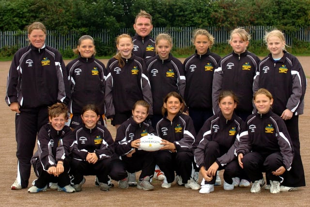 Airedale High School's year seven girls rugby league team who appeared in the Powergen National Schools finals before the Rugby League Challenge Cup final at the Millennium Stadium in Cardiff.