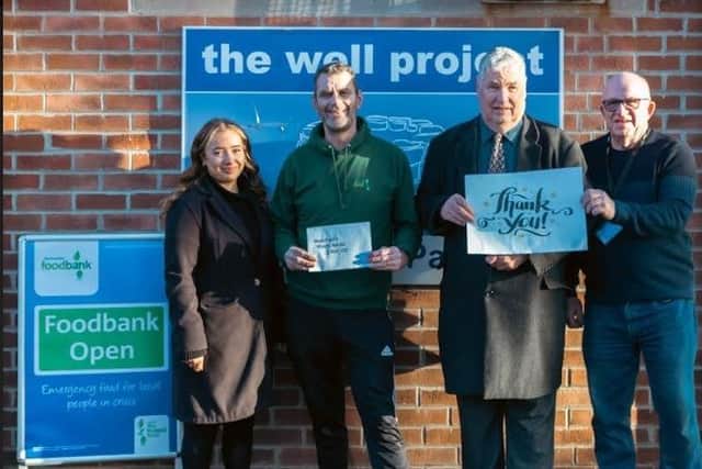 The Well Project, a Trussell Trust Foodbank in Normanton, were the receivers of the group&#39;s
donation to the Wakefield community.