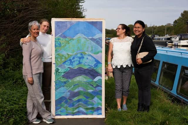 Tony Wade ‘Watermarks’ project with the Well Women Centre. The partnership with artist Tony Wade will see six silk painting workshops with the centre's service users, with a showcase of the final artwork at Wakefield Cathedral later in the year