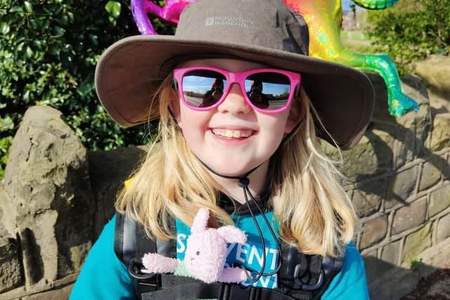 Eight-year-old Alba, of Pontefract, has raised almost £20,000 for charity since she embarked on her fundraising endeavors.