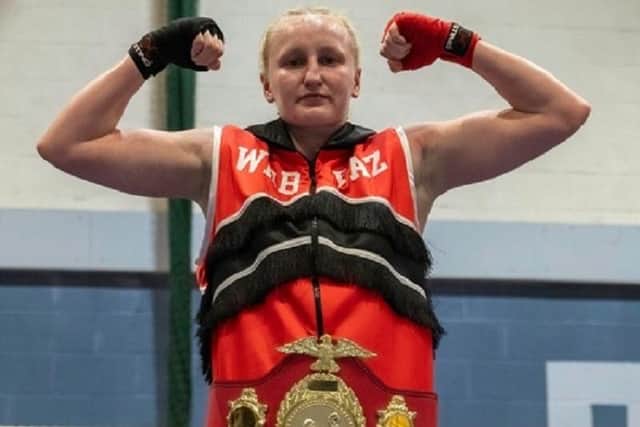 Farrah Cunniff won the Yorkshire Elite Challenge Belt at 60-63kg.