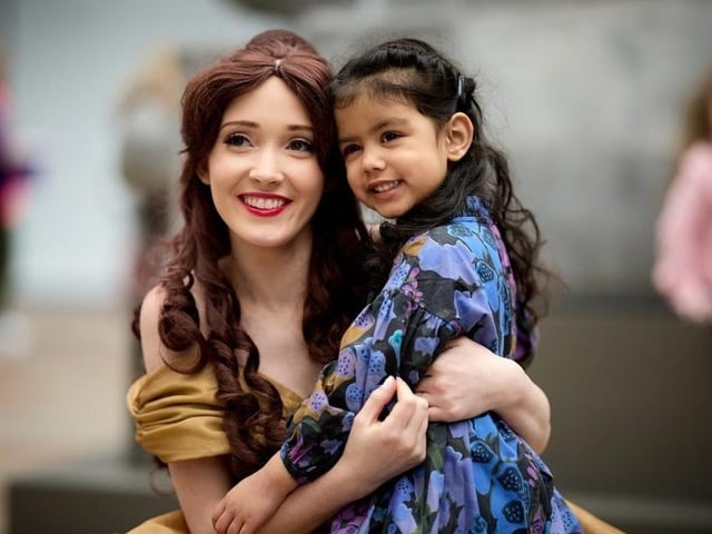 Princesses were popular with Disney fans.