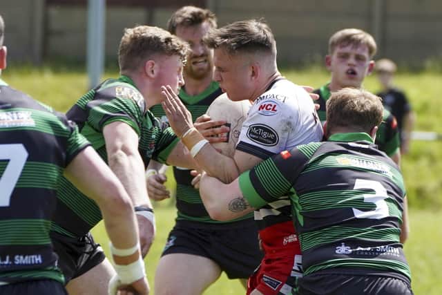 Normanton Knights were in action at Wigan St Judes, but were on the wrong end of a 34-10 result. Photo by Scott Merrylees
