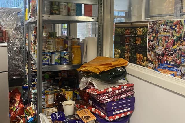 The centre's pantry offers those in need a more dignified experience.