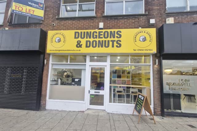 Dungeons and Donuts opened on Kirkgate, in Wakefield, last month.