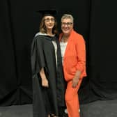 Karen and her daughter Vanessa at her graduation