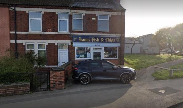 Lanes fish and chips, Wood Street, Castleford.