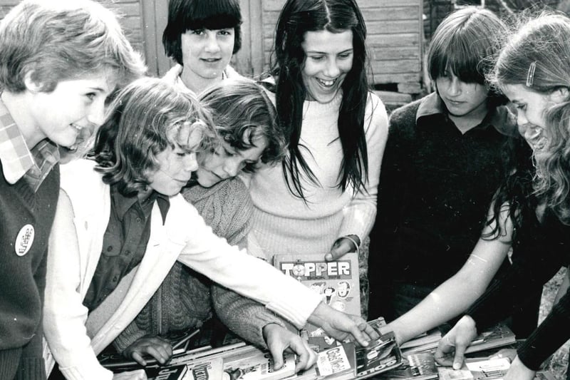 Normanton Woodlands Middle School holds a summer fair, 1979.
