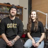 Owner of Tattoo Journey, Danny Tymon and tattooist Laura Robson, which will open in The Ridings on May 27.