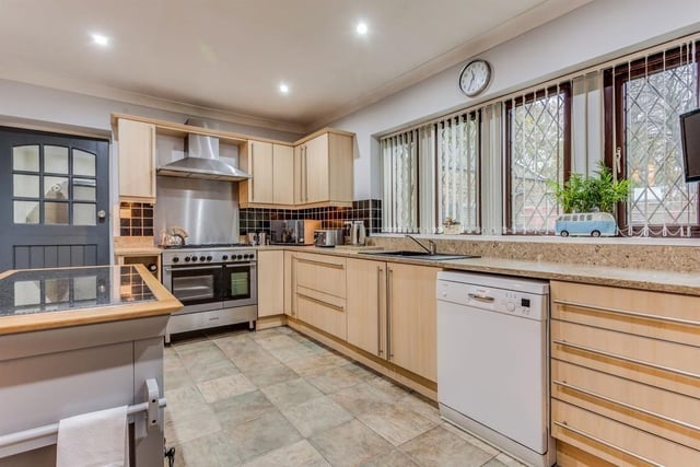 The property has a good size kitchen.