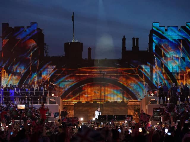 Lionel Richie, Katy Perry, and Take That were among the stars who performed at King Charles's coronation concert at Windsor Castle. Photo by YUI MOK/POOL/AFP via Getty Images.