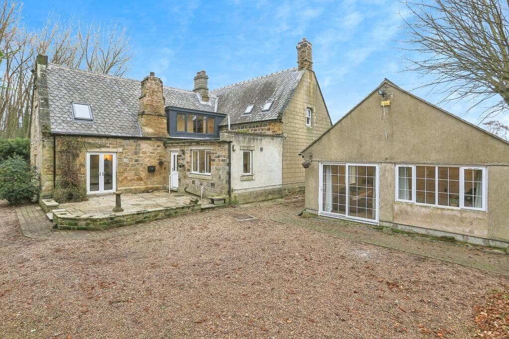 Inside transformed schoolhouse with four double bedrooms, for sale in a Pontefract village 
