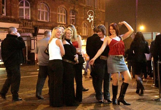 A night out on Westgate in 2004.