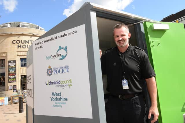 The 'Safe Space' Welfare Unit was set up by Sergeant Graeme Dent, West Yorkshire Police and Wakefield Council.