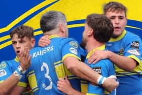 Oulton Raiders put up a battling display but fell just short of promotion in their play-off final at the DIY Kitchens Stadium.