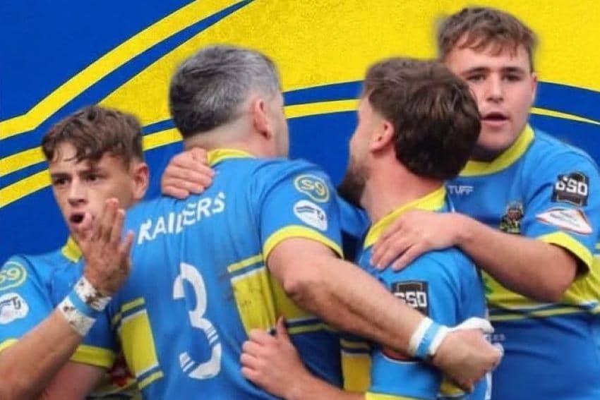 Oulton Raiders put up a battling display but fell just short of promotion in their play-off final at the DIY Kitchens Stadium.