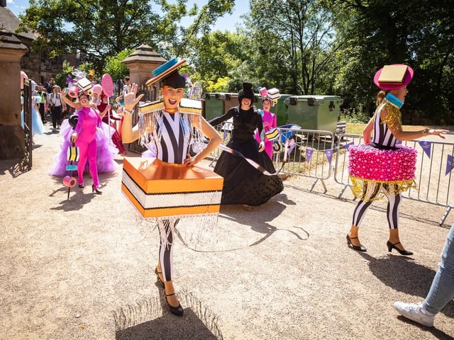 Women were dressed up as liquorice all sorts last year.