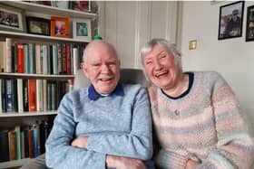 Jan and her husband Liam Archbold in February 2021.