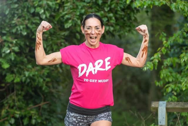 Faye Banks, 44, who lost both her parents to cancer, is now daring people across West Yorkshire to join her and get muddy and help save lives.