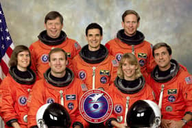 STS-83 Crew Astronaut Don Thomas a mission specialist on this and three other missions.