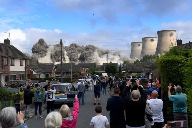 Demolition of Ferrybridge Power Station 4 began in 2019 and was completed in 2022.