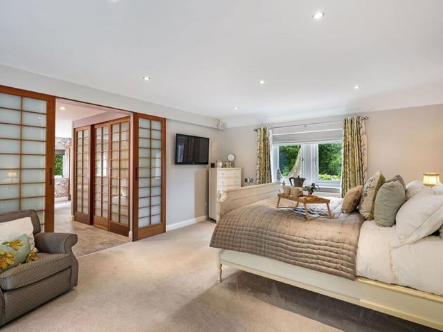 The main bedroom suite is particularly luxurious.
