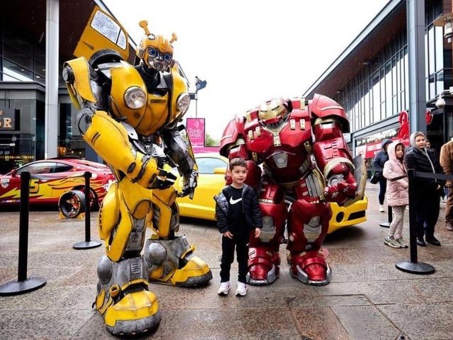 Bumblebee and Hulkbuster were firm favourites with superhero fans.