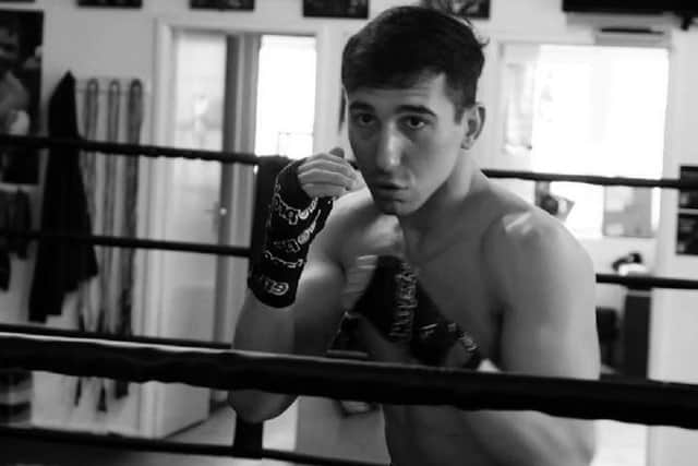 Wakefield-based boxer Andrea Cikalleshi is set for action in his second professional fight. Picture: Becky Little