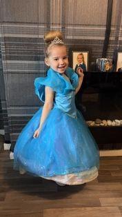 Tara Hennessey shared a photo of Ariella-faith, aged five, as Cinderella.