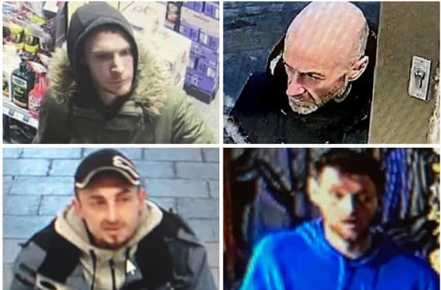 Police would like to speak to these people caught on camera. Do you recognise anyone?