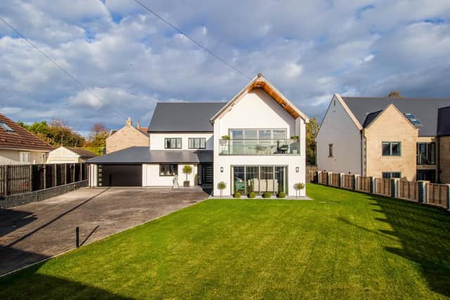 A front view of the impressive property for sale at £1.25m