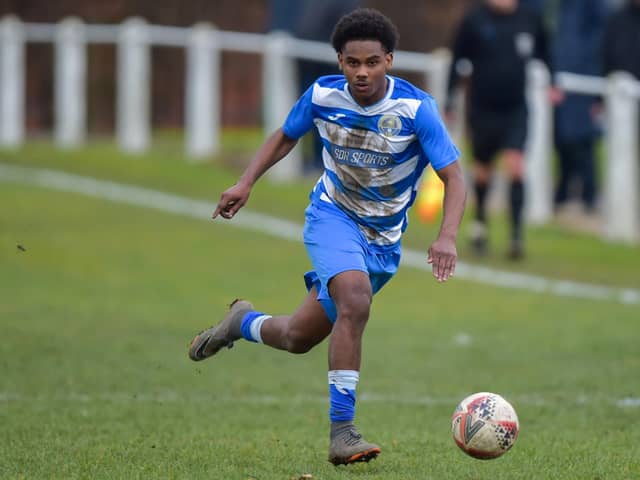 Romalho Ferreira was one of four scorers for Glasshoughton Welfare at Parkgate. Picture: Craig Cresswell Photography