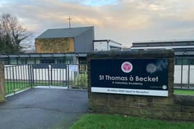 A 'village' of temporary classrooms is to be put in place to ease disruption caused by the discovery of Raac concrete at St Thomas a Becket school, in Wakefield. Some units have already been delivered to the site.