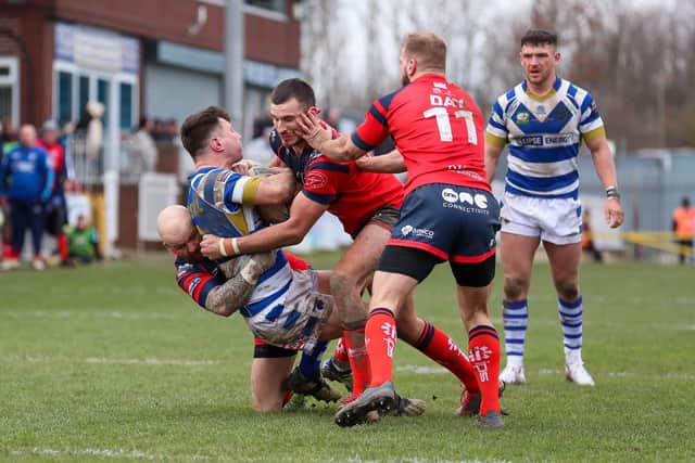 Featherstone Rovers’ head coach Sean Long insists his team ‘have got to stick together’ at Swinton Lions if they are to put their ‘gutting’ Challenge Cup defeat against Halifax Panthers behind them.