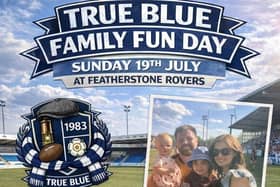 The True Blue group of Featherstone Rovers supporters are aiming to raise funds with a family fun day in July.