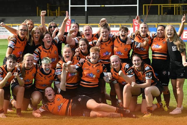 Castleford Tigers Women looking forward to the 2023 Betfred Women's Super League season.