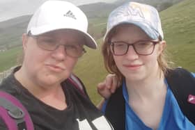 Faith Batchelor and her mum, Natalie Bailey, tackled Pen-Y-Ghent to raise money for her school's minibus appeal.