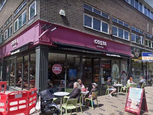 Costa Coffee: Get refreshed with an Apple and Rhubarb Refresher.