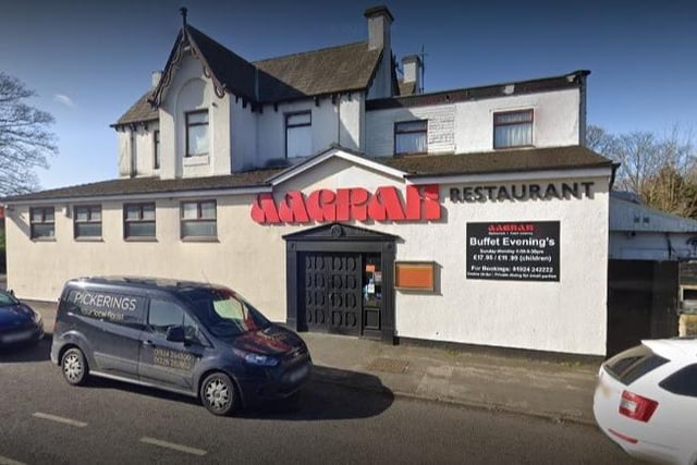 Aagrah Restaurant at 108 Barnsley Road, Wakefield was rated THREE on April 2.