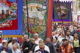 Banners Held High Festival parade. Picture Scott Merrylees