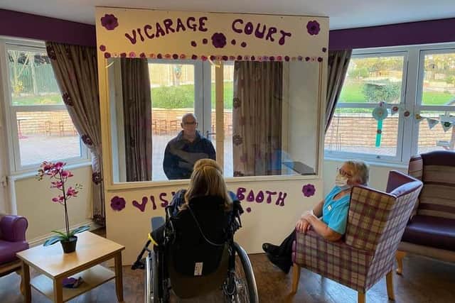 The Covid-19 safe visiting pods at Vicarage Court care home has been donated to the Science Museum in London.