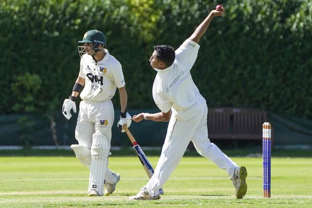 Jawad Akhtar claimed 2-67 for Wakefield Thornes.