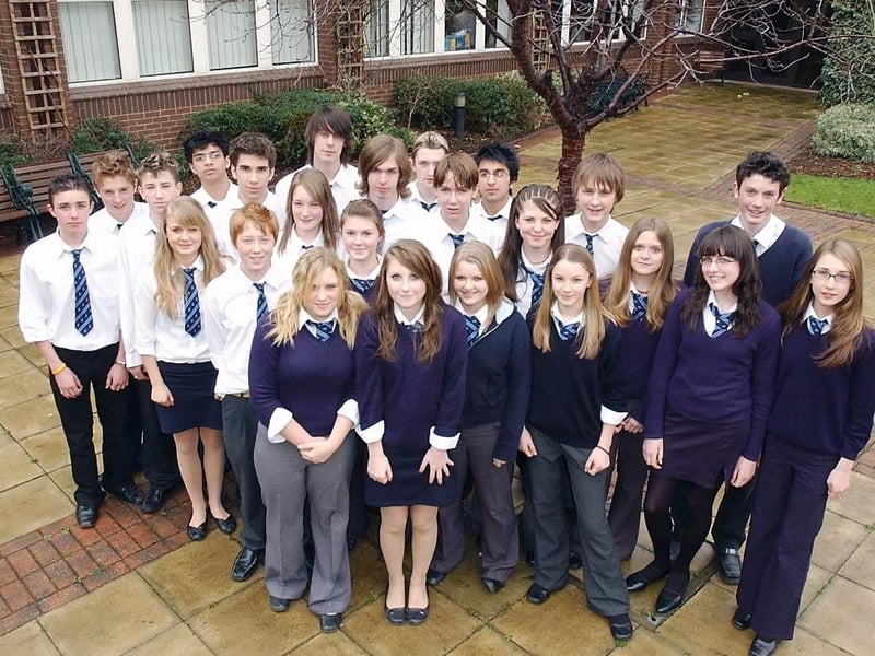 Kettlethorpe High School pupils in 2005.