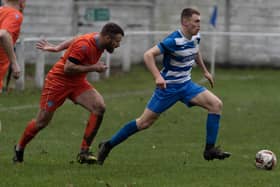 Glasshoughton Welfare in action in their game against Beverley Town. Picture: Scott Merrylees