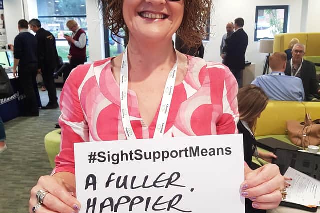 Hayley Grocock, chief executive of Wakefield District Sight Aid