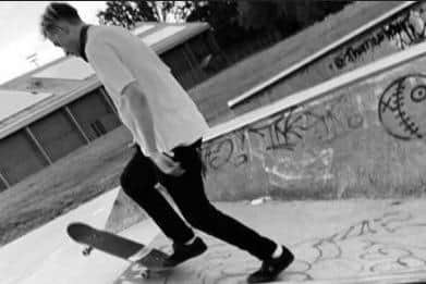 Matty loved skateboarding.