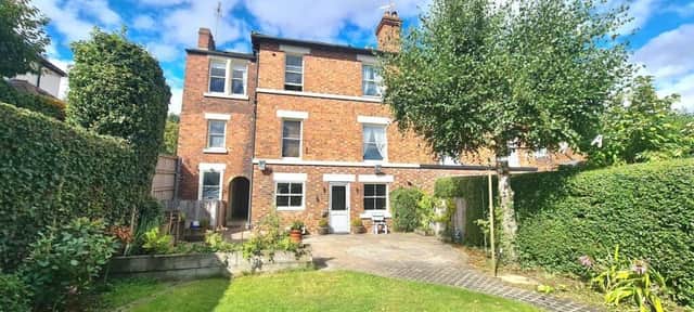 This character property in central Pontefract has a lovely, south-facing mature garden.