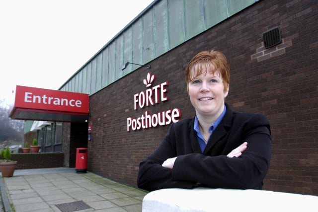 Pictured is Julie Barker operation Manager at the Posthouse Hotel, near Wakefield in December 20000.